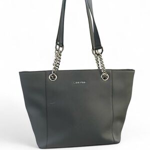 Calvin Klein Charcoal Tote Bag